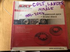 Диск тормозной. Mitsubishi Lancer, CS5W, CS2W, CA4A, CS2A, CS5A, CB4A, CK6A, CJ4A, CB6A Mitsubishi Mirage, CA4A, CB4A, CK6A, CJ4A, CB6A