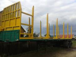 Камаз 54115. Продам полуприцеп 12 метров сортиментовоз, 11 000 куб. см., 15 000 кг.