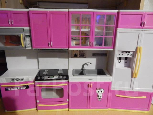 Кухня для барби своим руками / kitchen for barbie do it yourself