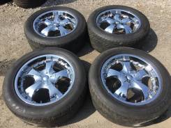 Яркий Хром 285/50/20 Toyota Land Cruiser 100-200, Lexus LX 470, Tundra!. 9.5x20" 5x150.00 ET50 ЦО 109,0 мм.