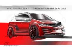 Обвес кузова аэродинамический. Nissan Murano, Z51R, Z51
