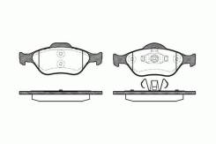 Колодки дисковые п.\ Ford Fiesta 1.3-1.6/1.4TDCi/1.8Di 00>