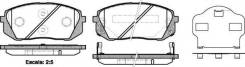 Колодки дисковые п.\ Kia Carens 2.0CVVTi/2.0CRDi 06>