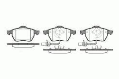 Колодки дисковые п.\ Audi 100/A4/A6 1.8i-2.8i/1.9TDi-2.5TDi & 16V/20V 90-00