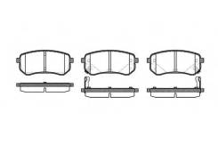 Колодки дисковые з.\ KIA Picanto 1.1i 04>