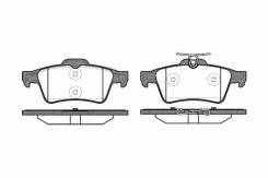 Колодки дисковые з.\ Saab 9-3. Opel Vectra. Ford Focus 1.4-3.2 02> Peugeot 508/SW 1.6-2.2H