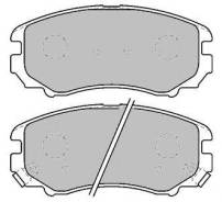 Колодки дисковые п.\ Hyundai Sonata IV 2.0i/2.7 01>/Coupe GK all 02>
