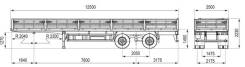 МАЗ 938660. Полуприцеп МАЗ, 35 000 кг.