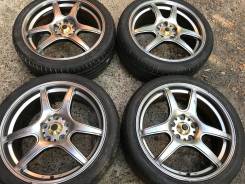 Black Racing. 7.5x18", 5x114.30, ET50