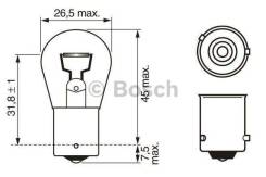 Лампа STANDARD PY21W 12V 21W 1987302213 bosch 1987302213 в наличии