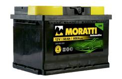 Moratti. 60 А.ч., правое крепление, производство Европа