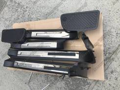 Накладка на порог. Toyota Land Cruiser, J200, VDJ200, UZJ200W, GRJ200, UZJ200. Под заказ