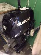 Suzuki. 15,00 л.с., 2-тактный, бензиновый, нога S (381 мм), Год: 2010 год