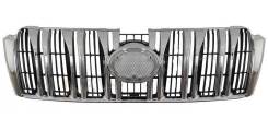 Решетка радиатора. Toyota Land Cruiser Prado, GDJ150L, GDJ150W, GRJ150, GRJ150L, GRJ150W, KDJ150L, TRJ150, TRJ150W Двигатели: 1GDFTV, 1GRFE, 1KDFTV, 2...