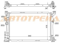 MB0017 SAT Радиатор MERCEDES CLA C117/X117 13-