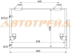 Радиатор кондиционера TOYOTA HILUX 05- SAT ST-TY96-394-0