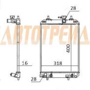 Радиатор DAIHATSU BOON 10-/TOYOTA PASSO 10- KR TY00014