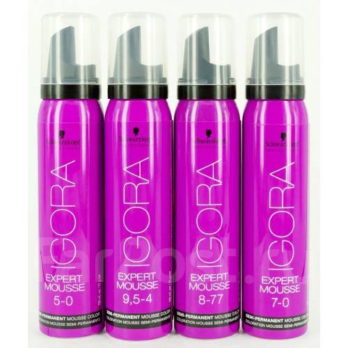 Тонирующий мусс Schwarzkopf Igora Expert Mousse - Косметика во Владивостоке