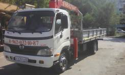 Hino 300. Продам манипулятор 2012 г. в, 4 500 куб. см., 3 000 кг., 9 м.