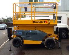 Haulotte Compact 12RTE. Самоходный ножничный электрический подъёмник, 12 м. Под заказ