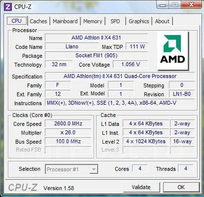 AMD Athlon II X4 631 ����