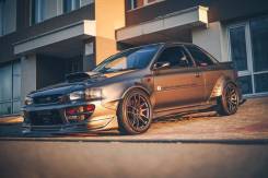 Накладка на решетку бампера. Subaru Impreza WRX STI, GC8, GF8 Subaru Impreza, GF2, GF1, GFA, GC8, GF8, GF6, GF5, GF4, GF3. Под заказ