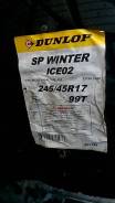 Dunlop SP Winter ICE 02. Зимние, шипованные, 2015 год, без износа, 4 шт