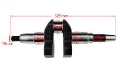 Коленвал KM 186 F/FA/FAG под генератор (yanmar L100)
