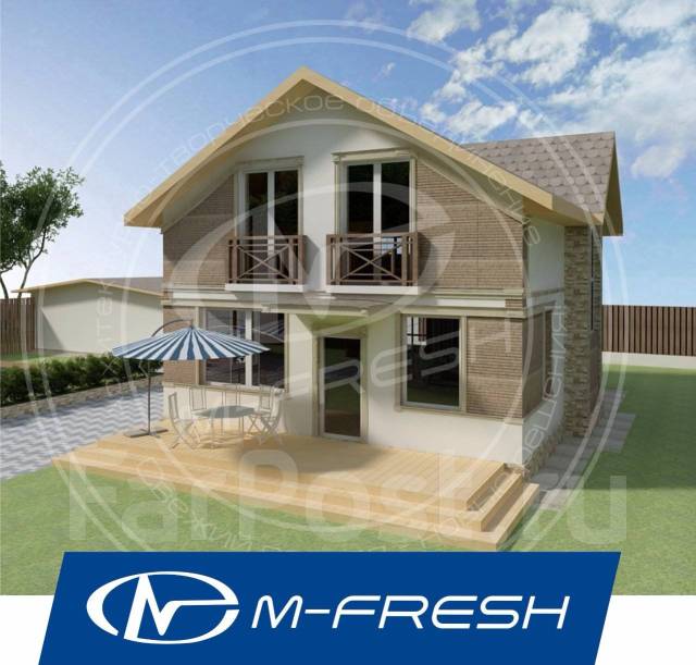 Mfresh Jamaicaзеркальный (Проект дома с большой ванной), 100200 кв