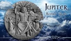 Ниуэ 2 доллара 2016 Юпитер. Jupiter. Серия 'Римские Боги' Серебро
