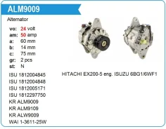��������� Isuzu, Hitachi - 1812004848 1812004848, A4TU4586 ����