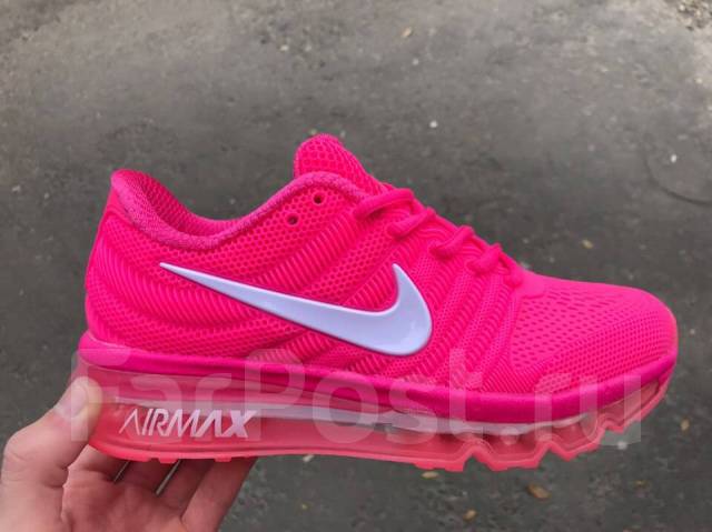 Pink nike air max 2017 best sale