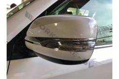 Накладка на зеркало. Toyota Land Cruiser Prado, GDJ150L, GRJ151W, GRJ150W, TRJ150W, GDJ150W, GDJ151W, GRJ150L, TRJ150, KDJ150L, GRJ151, GRJ150 Двигате...