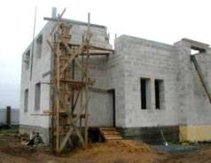 Строительство из шлакоблоков, Строительство из газобетона,