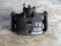 Суппорт тормозной. Nissan: Cube Cubic, Sylphy, NV200, Bluebird Sylphy, Wingroad, Tiida Latio Двигатели: HR15DE, CR14DE, MR20DE, MR18DE