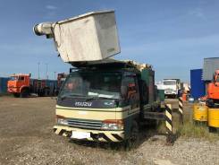 Isuzu Elf. Автовышка 1990 года