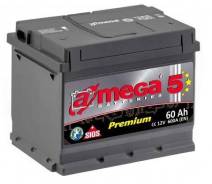 A-Mega. 60 А.ч., правое крепление, производство Европа