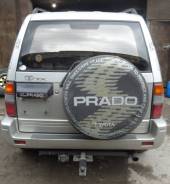Чехол для запасного колеса. Toyota Land Cruiser Prado, KZJ95W, VZJ90, VZJ90W, KZJ90W, KDJ95W, KZJ95, VZJ95, KDJ90W, LJ95, KDJ90, LJ90, KDJ95, KZJ90, R...