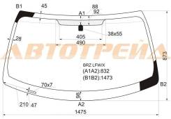 Стекло лобовое в клей TOYOTA GT 86/SUBARU BRZ/SCION FR-S 2D COUPE 2013-