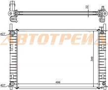 Радиатор охлаждения двигателя. Ford Fusion, CBK, CB1, DX, DY# Ford Fiesta, CBK Mazda Mazda2 Mazda Demio, DY3R, DY3W, DY5R, DY5W Двигатели: 1, 3, 4, 4T...