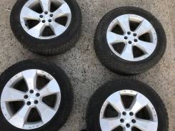 Продам комплект зимних шин на Subaru. 7.0x17 5x100.00 ET48 ЦО 56,1 мм.