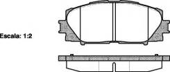 Колодки дисковые п.\ Toyota Yaris 1.0VVTi 06>