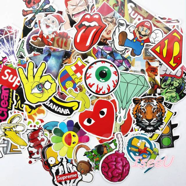 Печать наклеек - стикеров / оракал / плоттерная резка / винил во ...