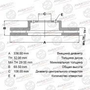 ���� ��������� �. Avantech Toyota Prado J150,4Runner N280 Lexus GX460 BR0169S ����