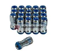 Гайки для дисков volk racing Formula Nut Set, шаг резьбы 1.25 мм, сине-серебристые