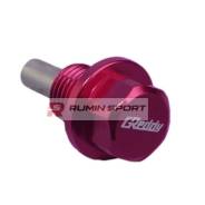 Болт поддона сливной Greddy, с магнитом, М14 х 1,5 Honda, Mitsubishi, Mazda, Ford, красный