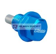 Болт поддона сливной Greddy, с магнитом, М14 х 1,5 Honda, Mitsubishi, Mazda, Ford, синий