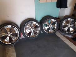 Продам красивое хромированное литье с резиной. x18 5x114.30