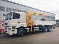 Soosan SCS746L. Кран-Манипулятор Камаз- 65207 S5 Top, 12 000 куб. см., 18 000 кг., 25 м.
