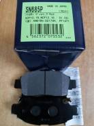 Колодки тормозные. Toyota: Yaris, Platz, Vios, Vitz, Soluna Vios, Echo, Succeed, Probox Двигатели: 1NDTV, 1NZFE, 1SZFE, 2NZFE, 8AFE, 2SZFE, 1NZFNE